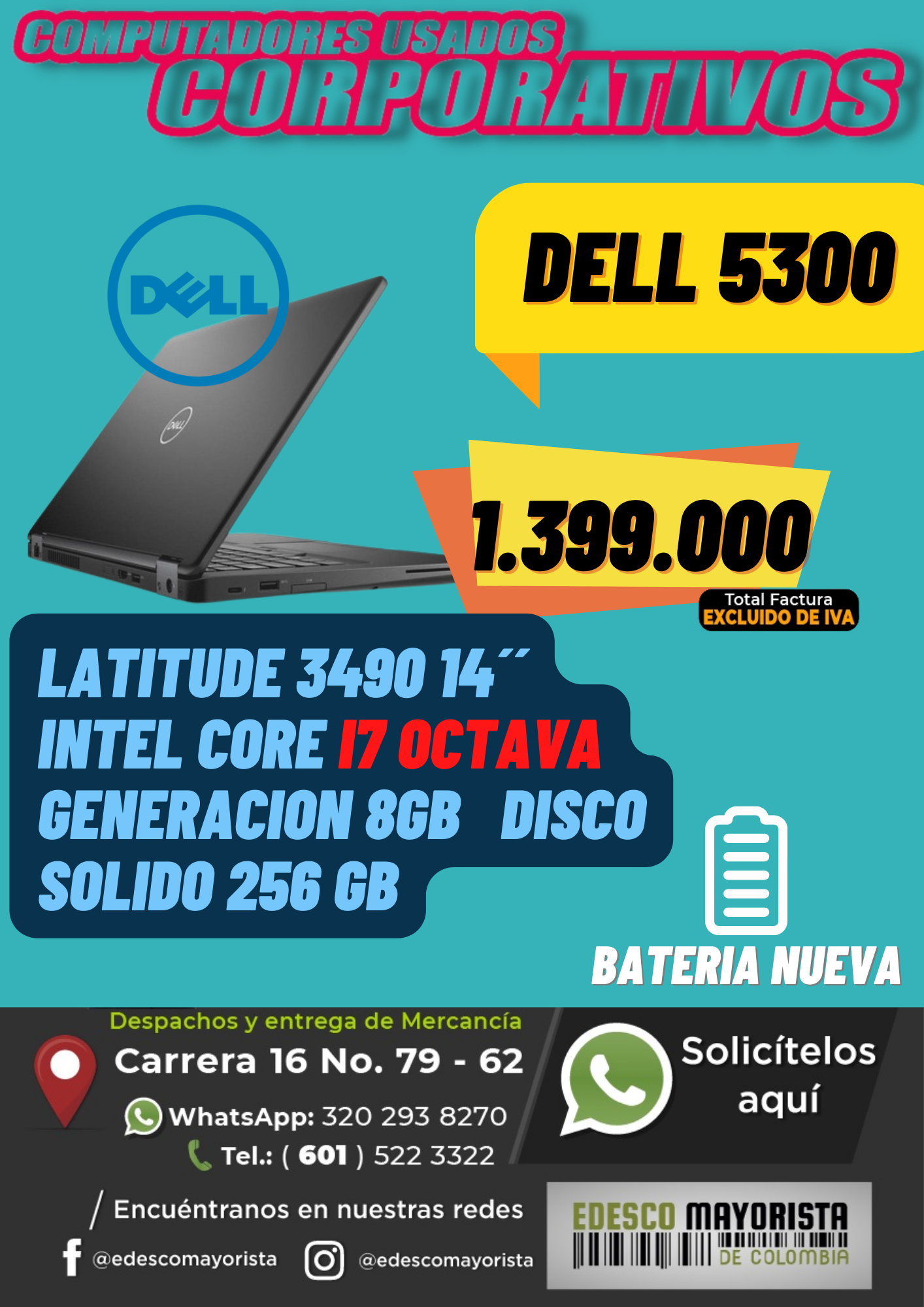 Dell 5300 I7 Octava